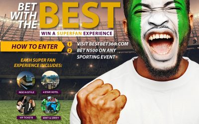 ENJOY AN UNBELIEVABLE VIP EXPERIENCE AS A BESTBET360 SUPERFAN!!!